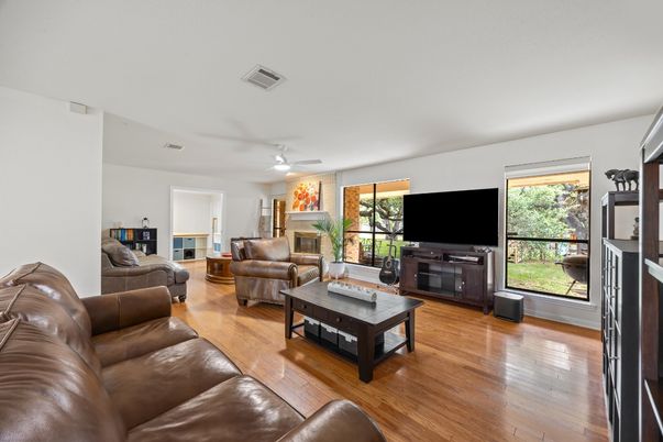 Fireplace, Interior, Living room, Wood Texture Flooring