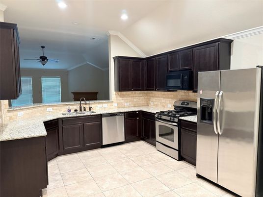 Interior, Kitchen, Recessed Lighting, Stainless Steel Appliances
