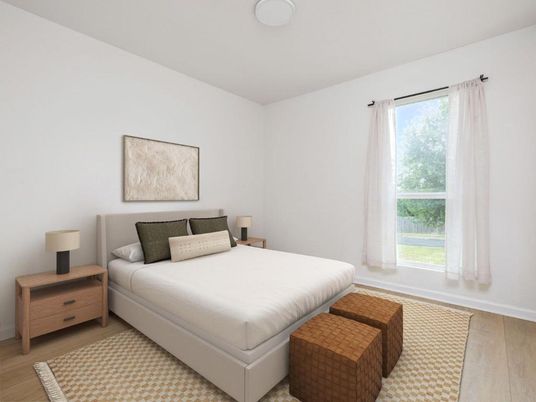 Bedroom, Interior, Wood Texture Flooring