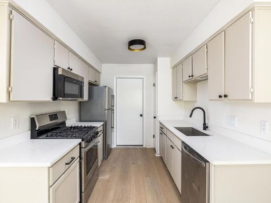 Interior, Kitchen, Wood Texture Flooring