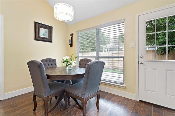 Dining room, Interior, Wood Texture Flooring