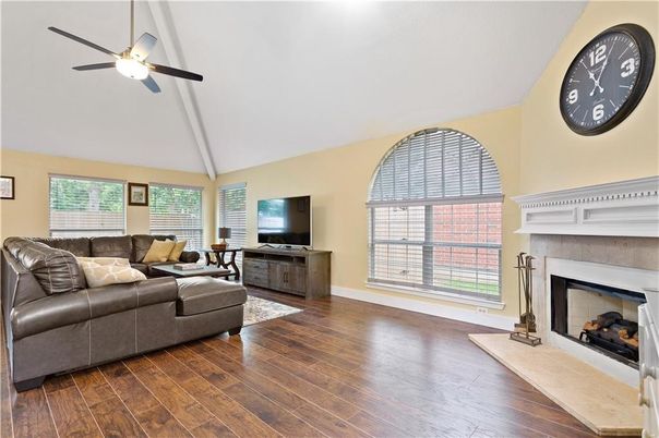Fireplace, Interior, Living room, Wood Texture Flooring