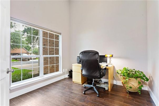 Home Office, Interior, Wood Texture Flooring
