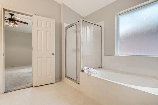 Bathroom, Empty room, Glass Shower, Interior