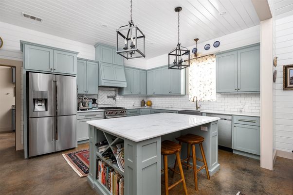 Interior, Kitchen, Pendant Lights, Recessed Lighting