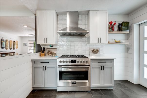 Interior, Kitchen, Recessed Lighting, Stainless Steel Appliances