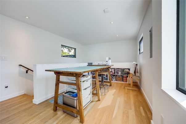 Game Room, Interior, Recessed Lighting, Wood Texture Flooring
