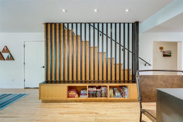 Interior, Recessed Lighting, Wood Texture Flooring
