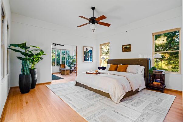Bedroom, Interior, Wood Texture Flooring