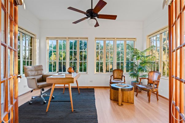Home Office, Interior, Wood Texture Flooring