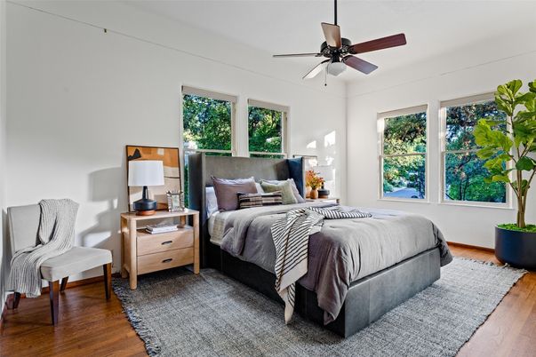 Bedroom, Interior, Wood Texture Flooring