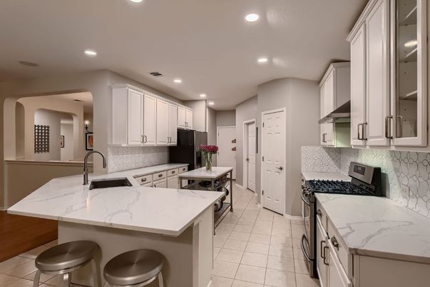 Interior, Kitchen, Recessed Lighting, Stainless Steel Appliances