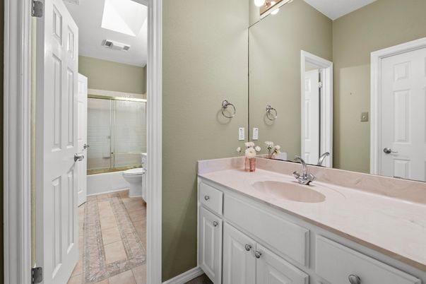 Bathroom, Dual Sink Vanities, Glass Shower, Interior