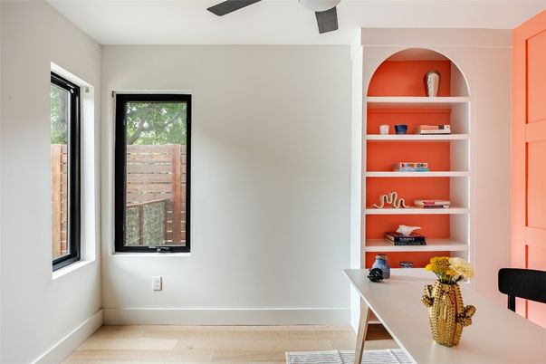 Home Office, Interior, Wood Texture Flooring