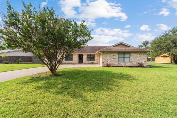 Attached, Backyard, Exterior, Facade, Brick Facade, Ranch