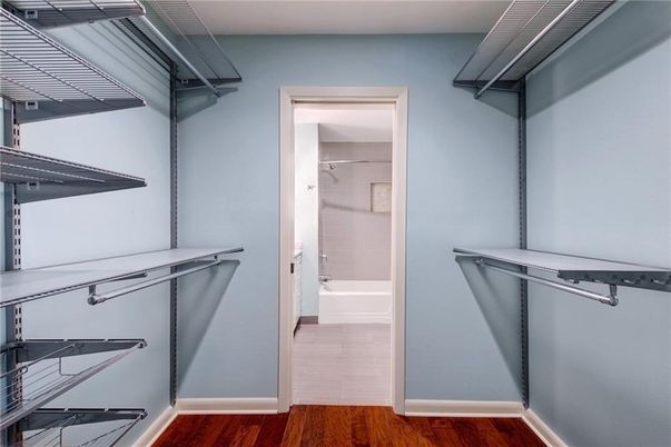 Interior, Walk-in Closets, Wood Texture Flooring