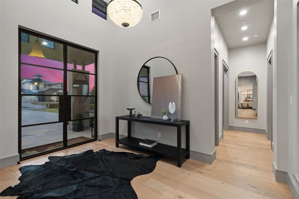 Interior, Recessed Lighting, Wood Texture Flooring