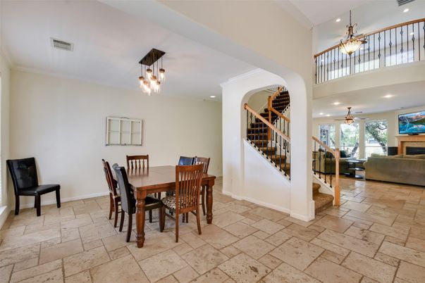 Chandelier, Dining room, Interior, Pendant Lights, Recessed Lighting