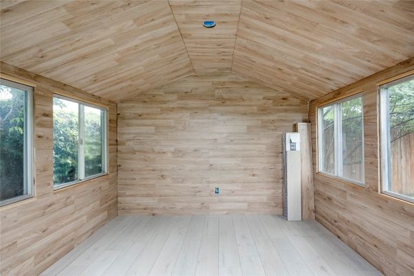 Empty room, Interior, Wooden Ceilings, Wood Texture Flooring, Wooden Walls
