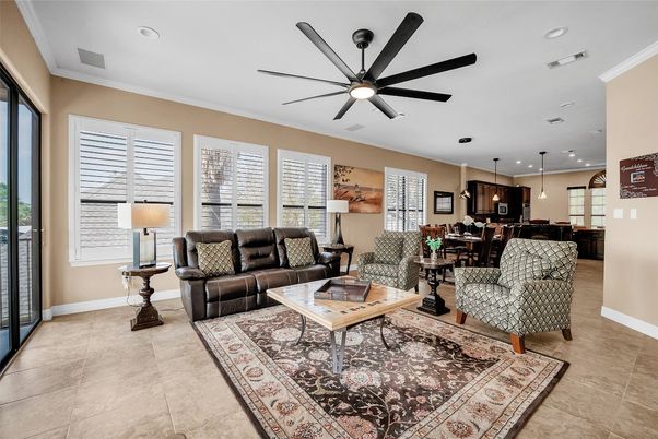 Dining room, Interior, Kitchen, Living room, Pendant Lights, Recessed Lighting
