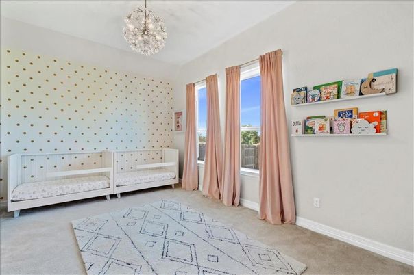 Bedroom, Chandelier, Interior