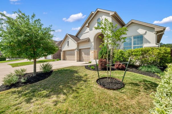 Attached, Backyard, Exterior, Facade, Mediterranean