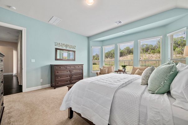 Bedroom, Interior, Recessed Lighting