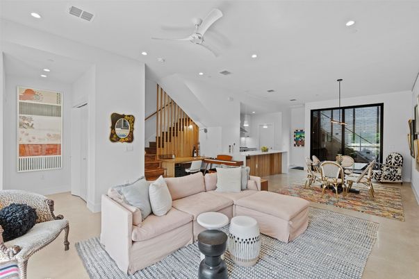 Dining room, Interior, Living room, Recessed Lighting