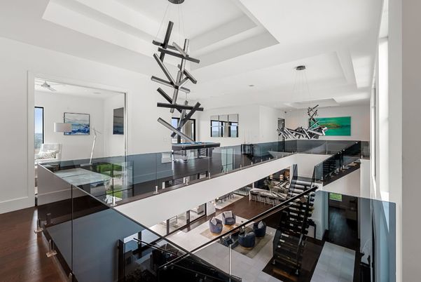 Interior, Pendant Lights, Recessed Lighting, Wood Texture Flooring