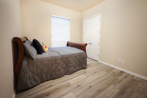 Bedroom, Interior, Wood Texture Flooring