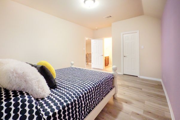Bedroom, Interior, Wood Texture Flooring
