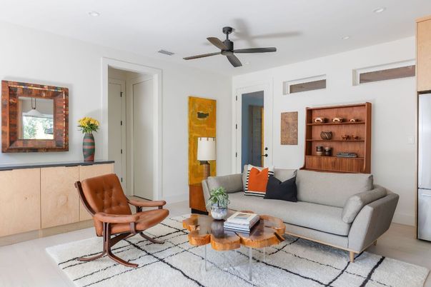 Interior, Living room, Recessed Lighting