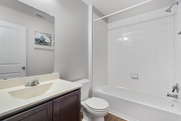 Bathroom, Interior, Wood Texture Flooring