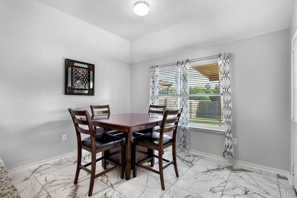 Dining room, Interior, Marble