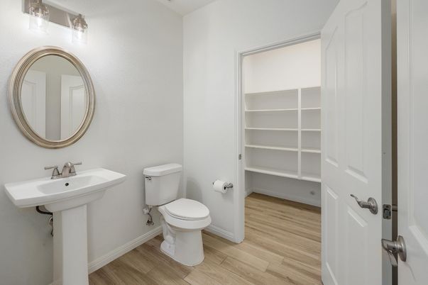 Bathroom, Interior, Wood Texture Flooring