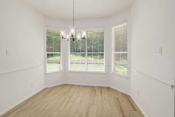 Chandelier, Empty room, Interior, Pendant Lights, Wood Texture Flooring
