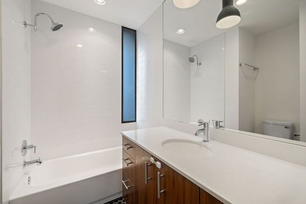 Bathroom, Interior, Recessed Lighting