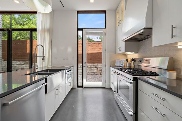Interior, Kitchen, Recessed Lighting, Stainless Steel Appliances