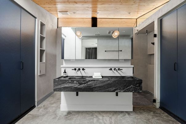Bathroom, Interior, Wooden Ceilings