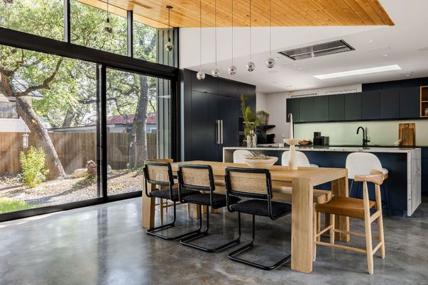 Dining room, Interior, Kitchen, Pendant Lights, Recessed Lighting