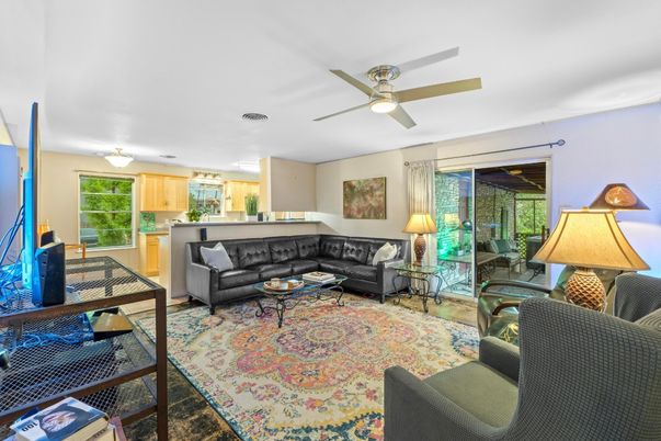 Interior, Kitchen, Living room