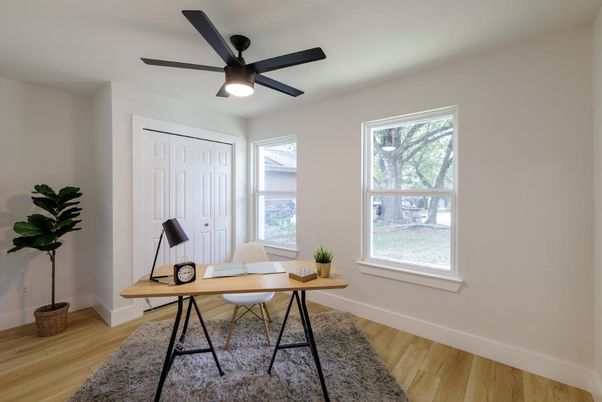 Home Office, Interior, Wood Texture Flooring