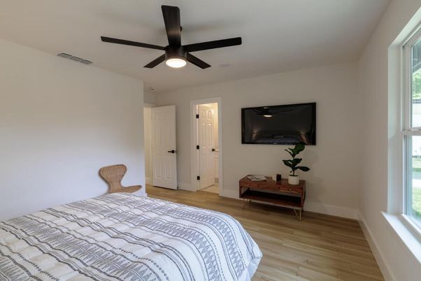 Bedroom, Interior, Wood Texture Flooring