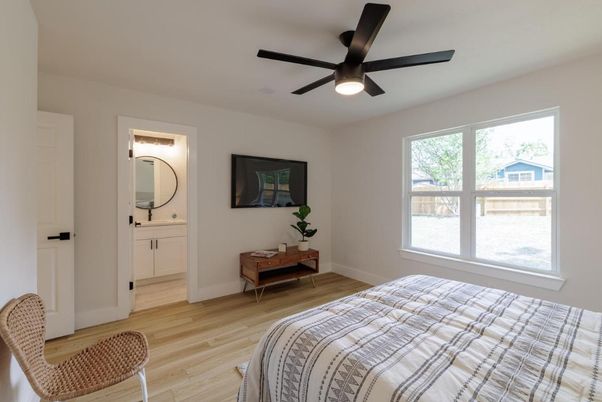 Bedroom, Interior, Wood Texture Flooring