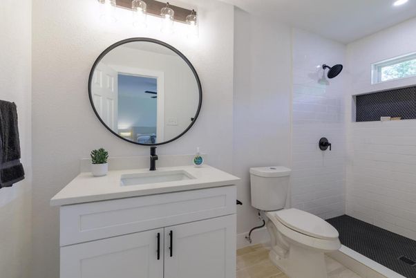 Bathroom, Interior, Recessed Lighting