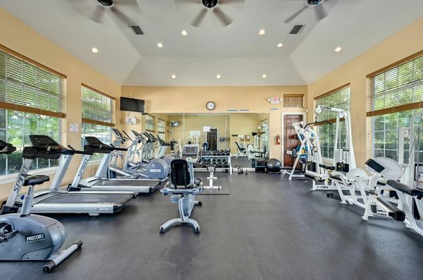 Fitness Equipment, Gym, Interior, Recessed Lighting