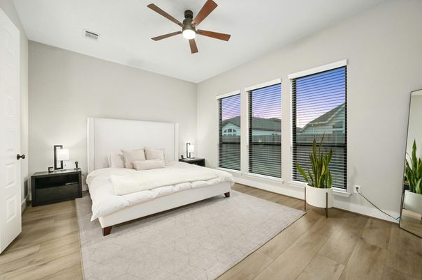 Bedroom, Interior, Wood Texture Flooring