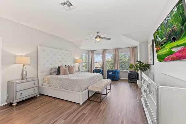 Bedroom, Interior, Wood Texture Flooring