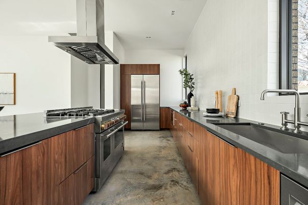 Interior, Kitchen, Stainless Steel Appliances
