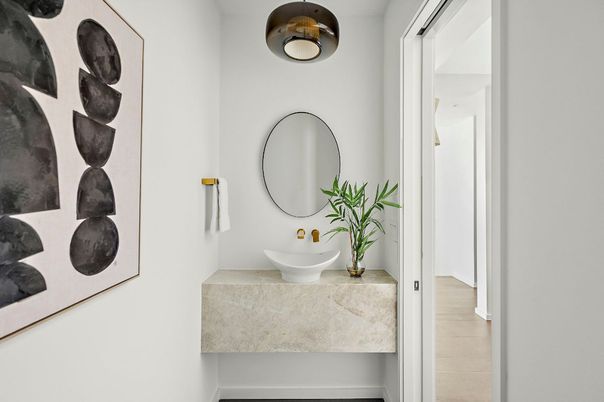 Bathroom, Interior, Wood Texture Flooring